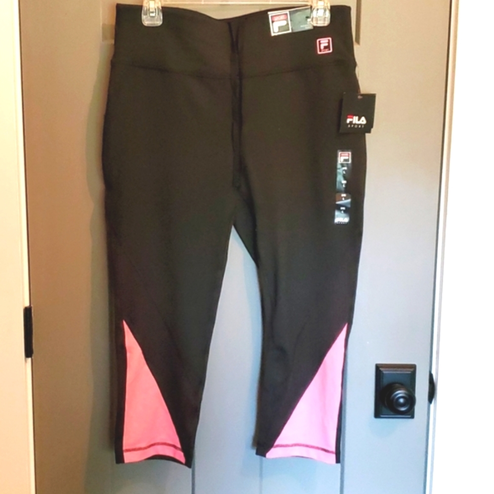 NEW FILA crop pants sz L NEW WITH tags attached